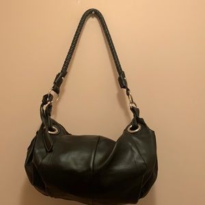 Black hobo handbag